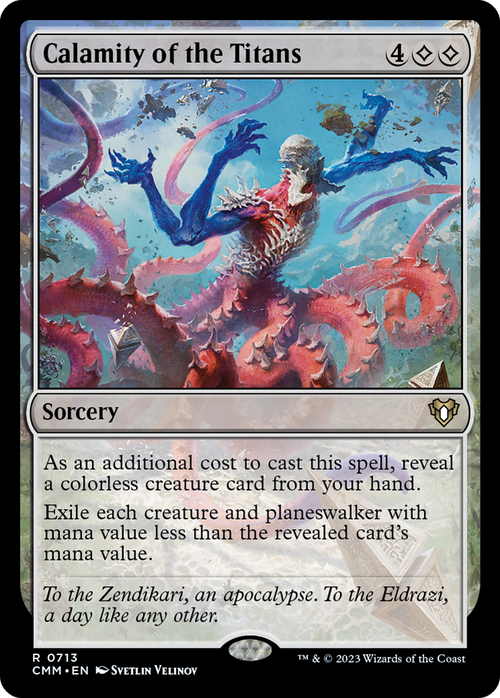 Calamity of the Titans (CMM-713) - Commander Masters