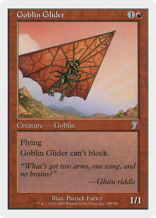 Goblin Glider (7ED-189) - 7th Edition Foil