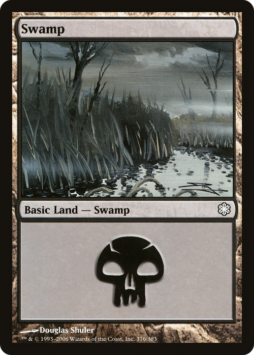 Swamp (376) (CTD-376) - Coldsnap Theme Decks