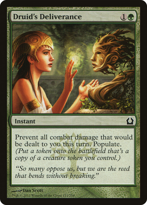 Druid's Deliverance (RTR-123) - Return to Ravnica Foil