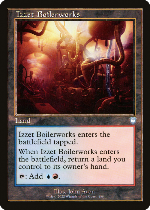 Izzet Boilerworks (Retro Frame) (BRC-188) - The Brothers' War Commander