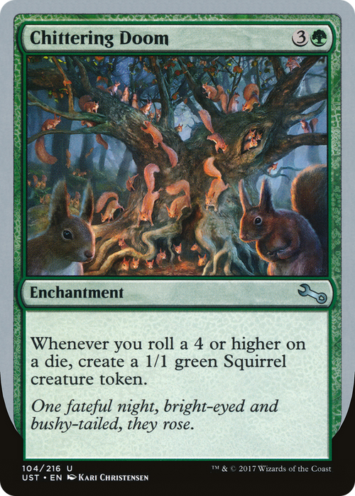 Chittering Doom (UST-104) - Unstable Foil
