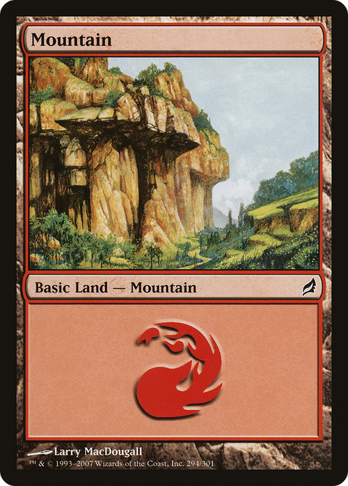 Mountain (294) (LRW-294) - Lorwyn Foil