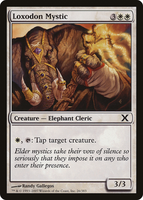 Loxodon Mystic (10E-026) - Tenth Edition