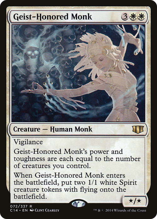 Geist-Honored Monk (C14-072) - Commander 2014