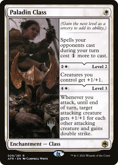 Paladin Class (PPAFR-29P) - Adventures in the Forgotten Realms Promos Foil