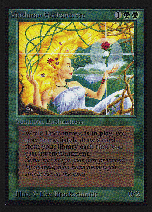 Verduran Enchantress (IE) (IED-) - Intl. Collectors' Edition