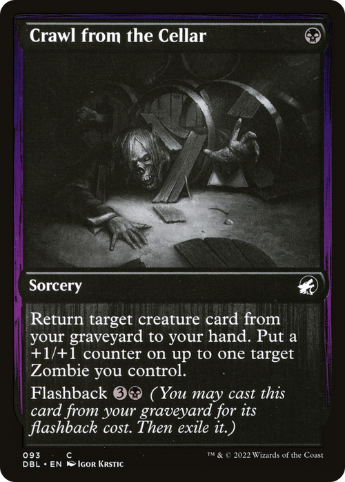 Crawl from the Cellar (DBL-093) - Innistrad: Double Feature Foil