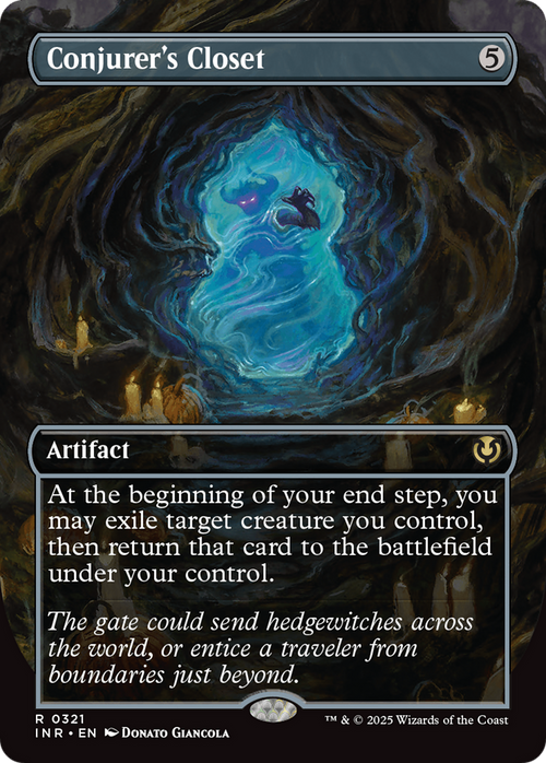 Conjurer's Closet (Borderless) (INR-321) - Innistrad Remastered Foil