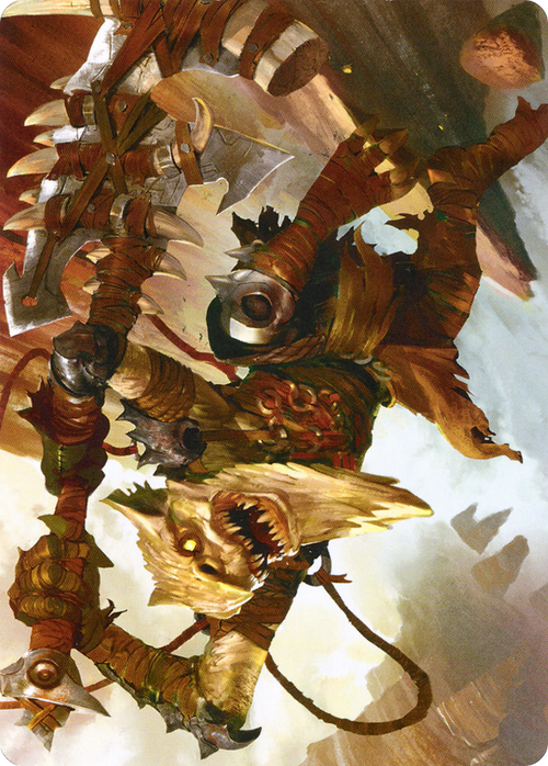 Teeterpeak Ambusher // Teeterpeak Ambusher (AZNR-067) - Zendikar Rising Art Series (Borderless) Foil