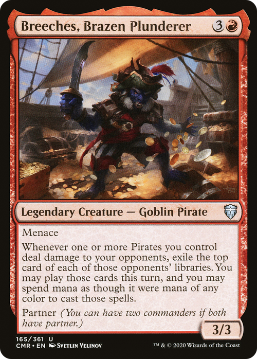 Breeches, Brazen Plunderer (CMR-165) - Commander Legends