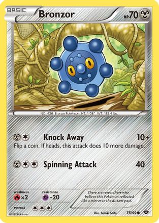 Bronzor  - Reverse Holofoil Next Destinies - Common