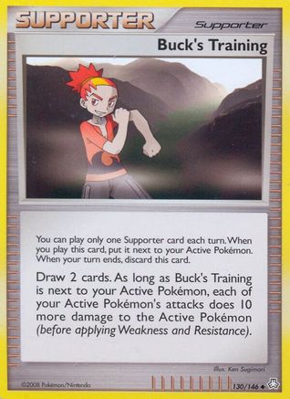 Buck's Training 130  - Reverse Holofoil Legends Awakened - Uncommon
