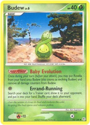 Budew  Diamond and Pearl - Uncommon