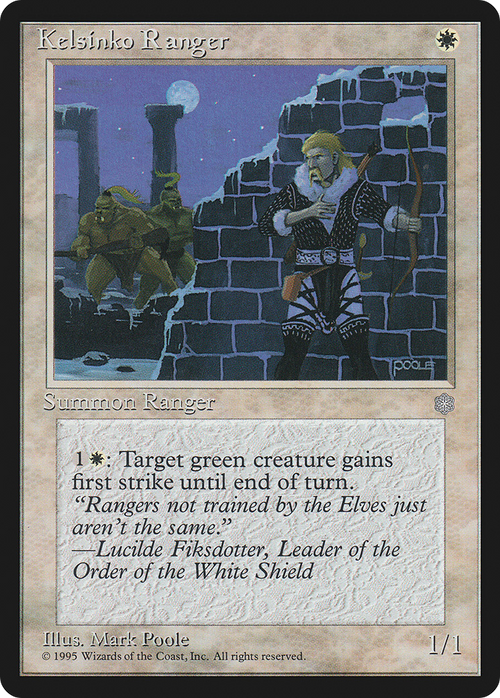 Kelsinko Ranger (ICE-) - Ice Age