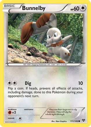 Bunnelby  XY Base Set - Common