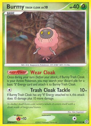 Burmy Trash Cloak  - Reverse Holofoil Secret Wonders - Common