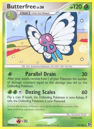 Butterfree  Great Encounters - Rare