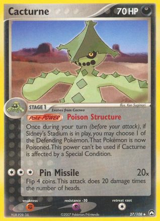 Cacturne  Power Keepers - Uncommon
