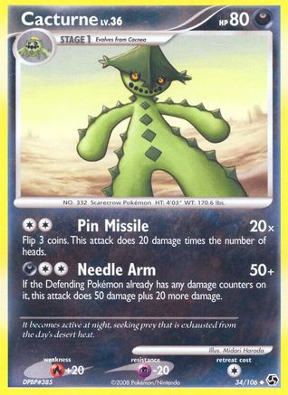 Cacturne  Great Encounters - Uncommon