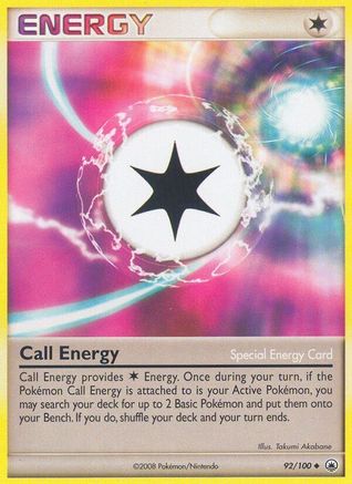 Call Energy 092  - Reverse Holofoil Majestic Dawn - Uncommon