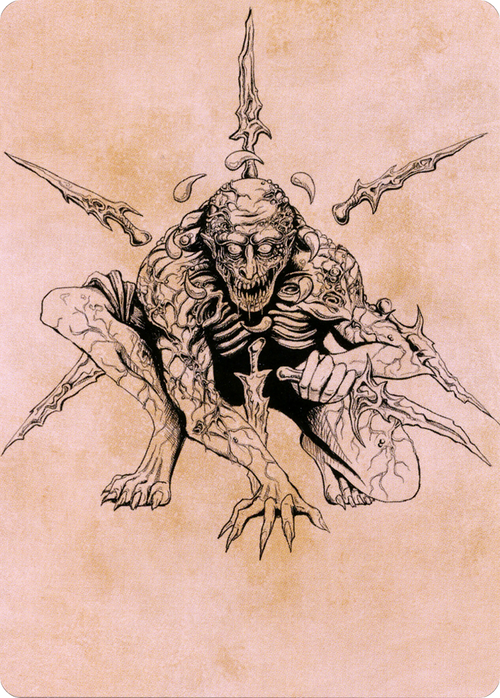 Bhaal, Lord of Murder // Bhaal, Lord of Murder (ACLB-063) - Battle for Baldur's Gate Art Series (Borderless) Foil