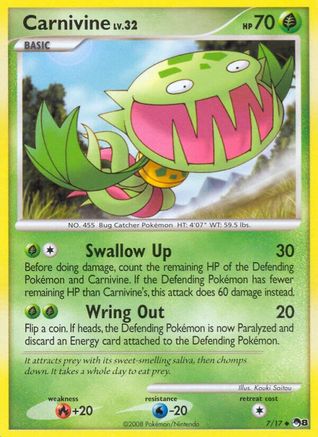 Carnivine  POP Series 8 - Uncommon