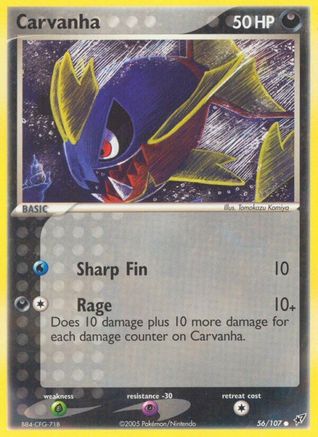 Carvanha 056  Deoxys - Common