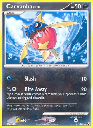 Carvanha  Secret Wonders - Common