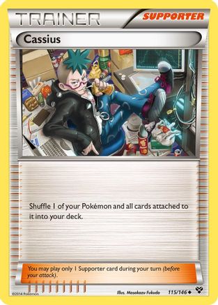 Cassius 115  - Reverse Holofoil XY Base Set - Uncommon