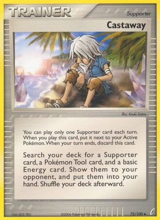 Castaway/100  Crystal Guardians - Uncommon