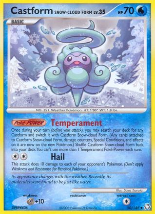 Castform Snow-Cloud Form  Legends Awakened - Uncommon