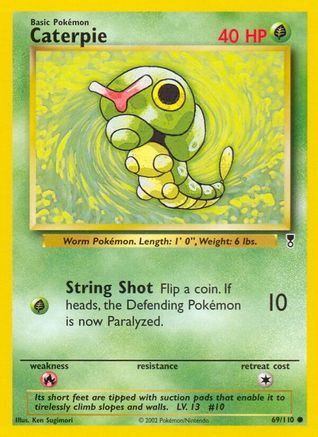 Caterpie/110  - Reverse Holofoil Legendary Collection - Common