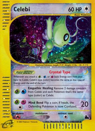 Celebi  - Holofoil Skyridge - Secret Rare