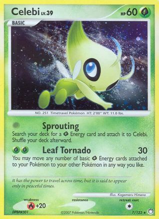 Celebi  - Holofoil Mysterious Treasures - Holo Rare