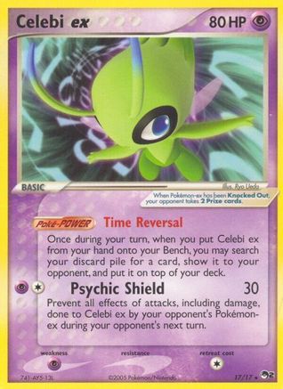 Celebi ex (Non-Holo)  POP Series 2 - Ultra Rare