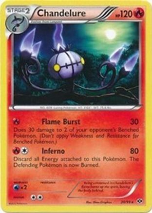 Chandelure - 20/99/099  Deck Exclusives - Rare