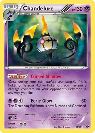 Chandelure (Secret)  - Holofoil Next Destinies - Secret Rare