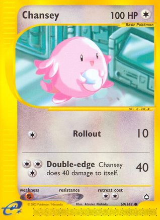 Chansey 069  Aquapolis - Common