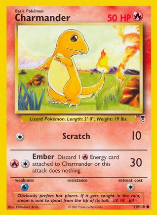 Charmander 070  - Reverse Holofoil Legendary Collection - Common