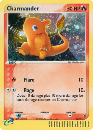 Charmander  - Holofoil Dragon - Secret Rare