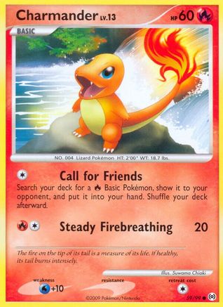 Charmander 059  - Reverse Holofoil Arceus - Common
