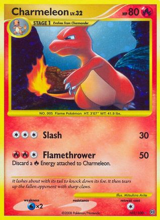 Charmeleon  - Holofoil Stormfront - Secret Rare