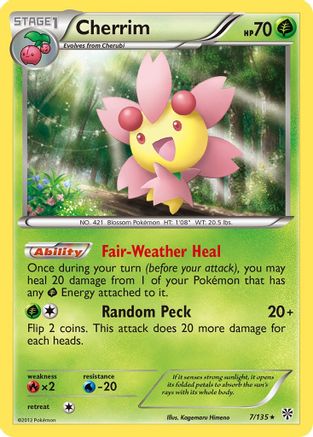 Cherrim  Plasma Storm - Rare
