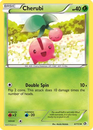 Cherubi  - Reverse Holofoil Legendary Treasures - Uncommon
