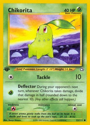 Chikorita (53) (53) 053  - 1st Edition Neo Genesis - Common