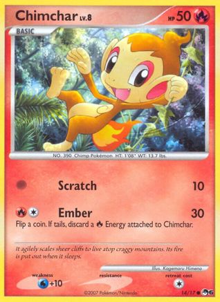Chimchar 014  POP Series 6 - Common