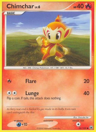 Chimchar (56)  Majestic Dawn - Common