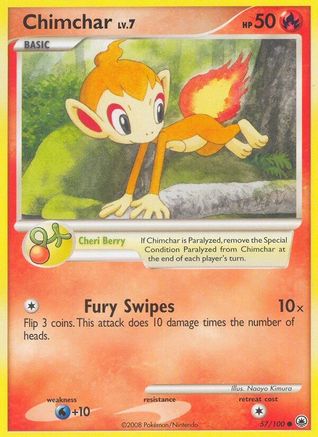 Chimchar (57)  Majestic Dawn - Common