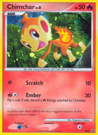 Chimchar - DP02  - Holofoil Diamond and Pearl Promos - Promo